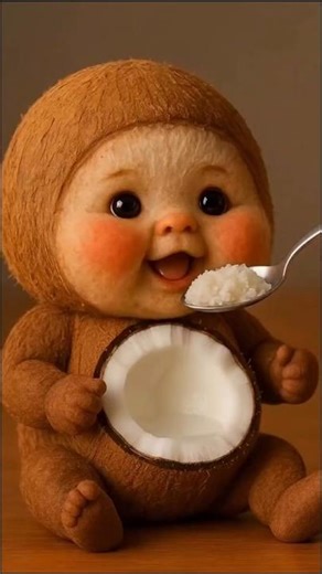 Coconut Baby So Cute 🥥❤️ | Cutest Thing You’ll See Today | Meowcloud AI Baby Compilation