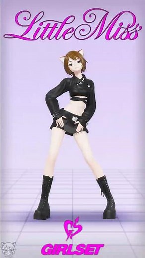 [#MMD] #GIRLSET - #LittleMiss #Challenge [Motion DL]