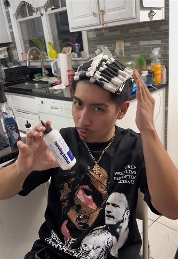 This is how I get my perm🧑‍🦱 #perm #hair #menhairstyle #funny | perm hair men