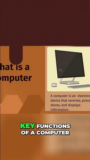 Computer Basics: What is a Computer and How it Works? #digitalskills #education