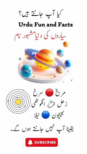 #PlanetFacts #SolarSystem #UrduFacts #GKShorts #ScienceInUrdu #SpaceFacts #KidsLearning #Educational