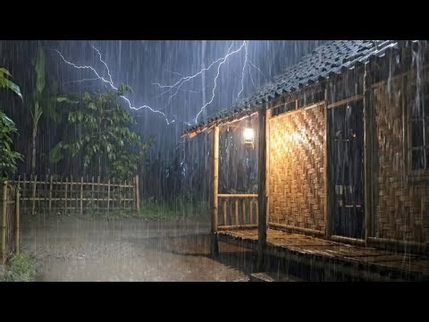 Final Cure for Insomnia!!! Sleep in 3 Minutes with Heavy Storm Sounds