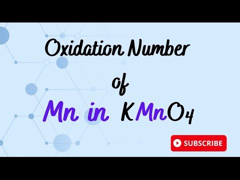 How to find the Oxidation Number of Manganese Mn and Chromium Cr in KMnO4 and K2Cr2O7