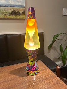 Colourful Lava Motion Lamp Background Decor / Yellow Orange Lava Lamp / Psychedelic Lava Lamp / Lava Lamp - Etsy