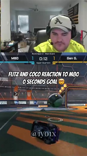 Amazing Rocket League Goal Reaction by Flitz and Coco