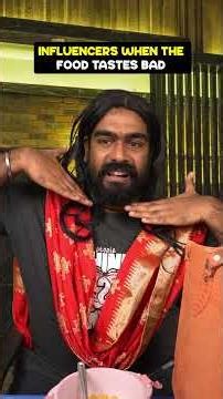 Influencers On Food Review #vikkals #influencer