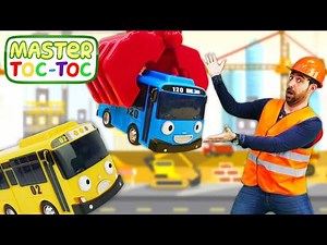 Master Toc Toc sauve Tayo le bus. Compilation en français pour enfants. French for kids