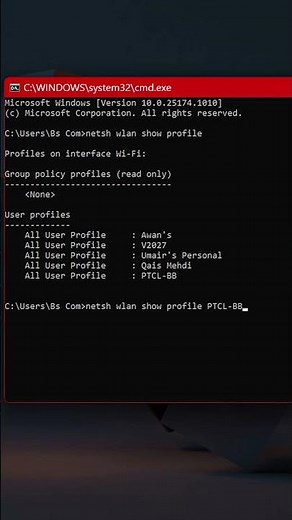 Find Wi-Fi passwords using command prompt | WiFi Hack