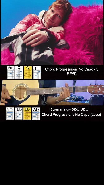 Ed Sheeran – Symmetry | Quick Guitar Chords | Cover + Tutorial #shorts