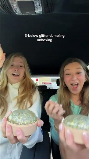 Happy dumpling unboxing reactions #viral #fyp #glitterdumpling#youtubeshorts