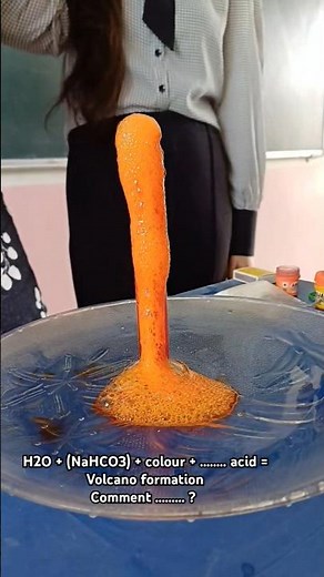 SCIENCE EXPERIMENT | VOLCANO REACTION | LAVA FORMATION | SUMMER CAMP ACVTIVITY | SCIENCE DAY