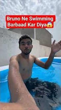 Bruno ne Mera New Secret Swimming Pool | Barbad kar diya 😍 #minivlog #dailyminivlog #viral #shorts