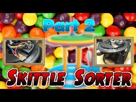 Skittle Sorter Part 2 - It's starting to take shape and the first mechanical components are in place