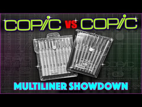 COPIC vs. COPIC | Multiliner Showdown