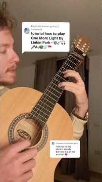 One More Light (tutorial) - ‪@LinkinPark‬ #hunterguitar #acoustic #tutorial #chesterbennington