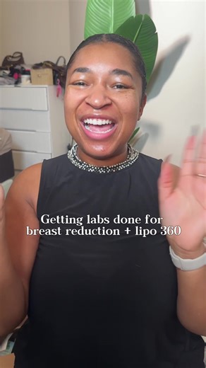 Make sure you get your labs done early!!! Also if you don’t have any insurance your looking at paying 600-700 bucks! #labwork #breastreduction #lipo360