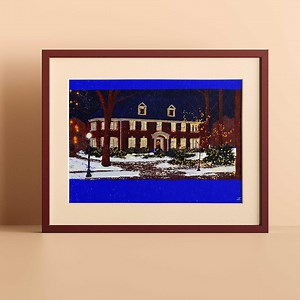 Home Alone Movie House Digital Print Card - Etsy Canada