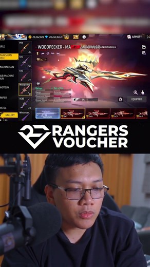 SKIN SKIN SENJATA GM #freefire #misteribawahlaut