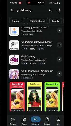 how to download grid drawing App from playstore or app Store #artshorts #artapp #art #griddrawing