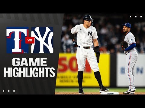 Rangers vs. Yankees Game Highlights (5/21/25) | MLB Highlights