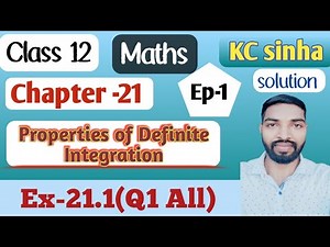 Ep-1|Class-12|Kc Sinha Solution|Ex-21.1(Q1 All)|