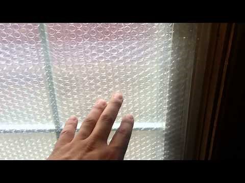 **How to: Reduce your gas bill this winter? DIY ENERGY SAVINGS **BUBBLE WRAP WINDOW INSULATION**