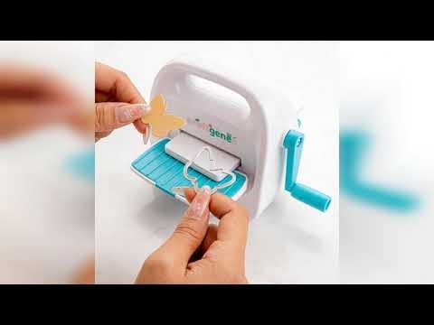 Review: CraftGenes Mini Die Cutting and Embossing Machine with Starter Kit, 8.5 cm (3.5") Feed...