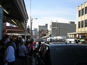 Strip District in Pittsburgh, USA