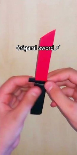 How to make a beautiful and easy origami sword