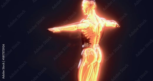 This visual displays a comprehensive representation of human muscles, highlighting their structure and interconnections. The focus is on the bodys muscular system, enhancing understanding of anatomy.