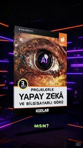 ARTIFICIAL INTELLIGENCE AND COMPUTER VISION TRAINING BOOK WITH PROJECTS #ai #tensorflow #kodlab