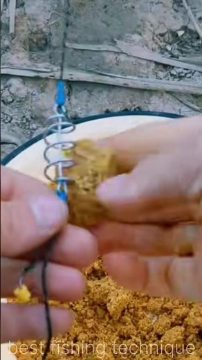 Spring Hook Bait Fishing Technique#fishing