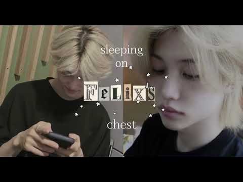 Stray Kids ASMR Sleeping On Felix's Chest🐥 [heartbeat] [voice]