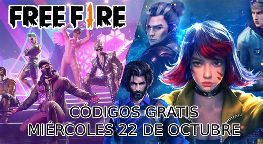 Códigos Free Fire HOY, miércoles 22 de octubre: diamantes, skins y objetos GRATIS en el Battle Royale