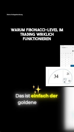 Der Goldene Schnitt ist die ultimative natürliche Verteilungsform. 🤯 Warum Fibonacci-Levels so unschlagbar sind? Weil sie unser Unterbewusstsein ansprechen – das Auge erkennt diese perfekten Proportionen überall und empfindet sie als *richtig*. Kein Zufall, dass hier massiv gekauft und verkauft wird! Ein Blickwinkel, der das gesamte Trading-Verständnis auf den Kopf stellt. #Fibonacci #TradingTipps #GoldenerSchnitt #Börse #Marktanalyse