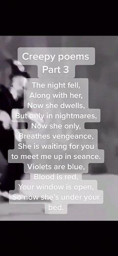 Creepy Poems Part 3: Nightmarish Vengeance