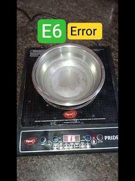 pigeon induction stove E6 error fix #E6Error #shorrts