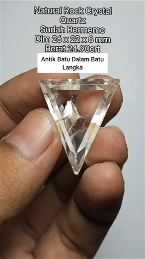 Kecubung Putih Kristal Antik Batu Dalam Batu #amethyst #gemstone #love