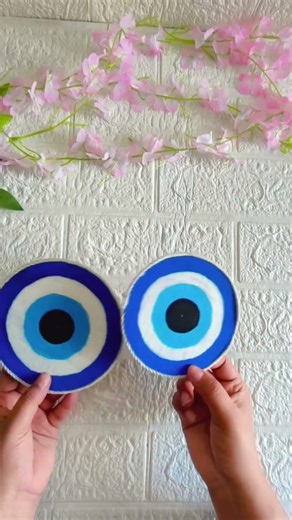 evil eye 🧿 Wall Decoration #shorts #diy #wallhanging #walldecor