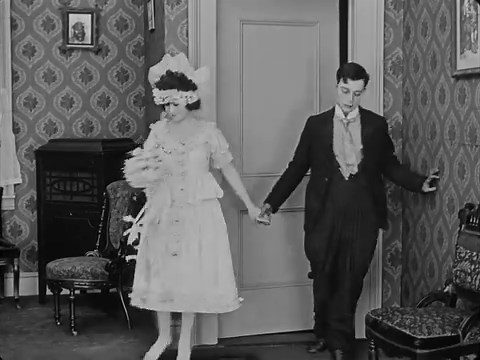 32K views · 2.1K reactions | This Day in Buster…December 5, 1920 Buster Keaton falls for the girl next door…but his trousers are falling too! “Neighbors” has its premiere in Atlanta, going on general release in January 1921 | Buster Keaton | Facebook