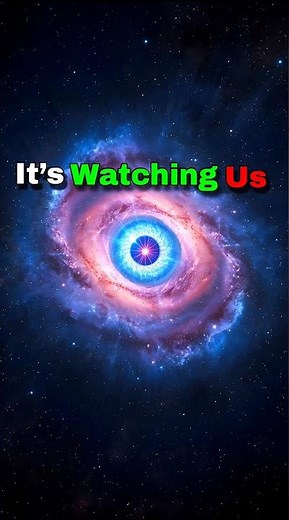 The Galaxy That Looks Back at You! 👁️🌌