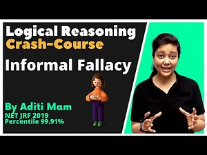 NTA UGC NET 2022 | JRF संकल्प | Informal Fallacy | Logical Reasoning | Paper-1 by Aditi Ma'am