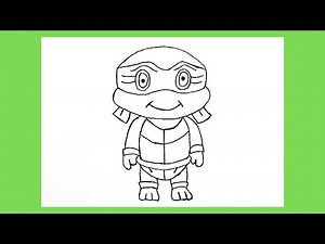 How to Draw a Ninja Turtle