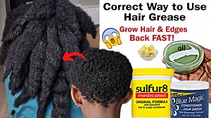 In today video I will be sharing How To Use Sulfur 8 blue magic hair grease and shea butter To Double Hair Growth|Grow long hair & prevent hair breakages I will be using other amazing oil such as vitamin e oil, diy Rosemary cloves and mint leaves oil and jamerican black castor oil to promote hair growth , prevent dry scalp, dandruff and #hair breakages. You can use this hair grease to seal in moisture to your hair , use it to boost hair growth and treat the scalp conditions such as dryness of ty