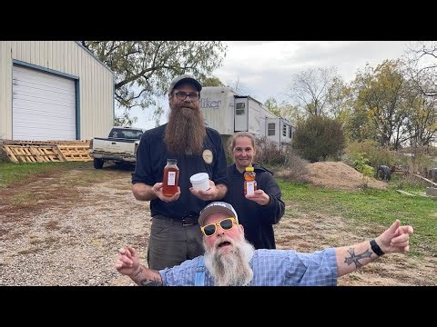 Hanging out with the honeybee man