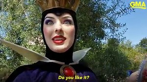 4.1M views · 141K reactions | We're living for the Evil Queen hamming it up for the magic mirror at Disneyland! https://gma.abc/2lBfhMk | Good Morning America | Facebook