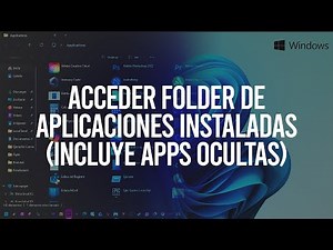 Access Installed Applications Folder | Includes Hidden Apps