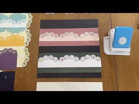 Using a Circle Punch to Create a Border by Creative Memories