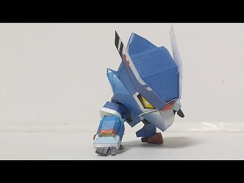브롤스타즈 메카크로우 만들기 Making Brawl Stars Mecha Crow Papercraft Art #BrawlArt 종이모형, ブロスタ БРАВЛСТАРС