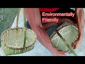 Amazing DIY making bamboo basket is extremely simple